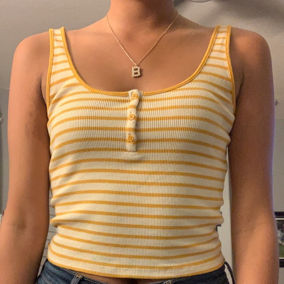 Yellow Forever 21 tank top - Picture 2 of 3